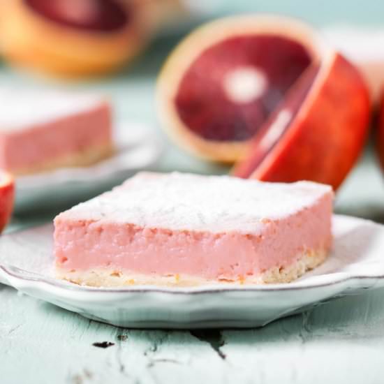 Healthy Blood Orange Bars