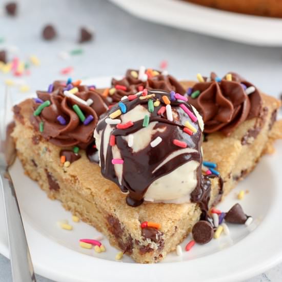 Chocolate Chip Cookie Pie