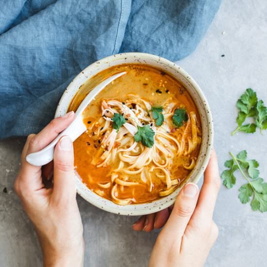 Vegan Thai Coconut Soup