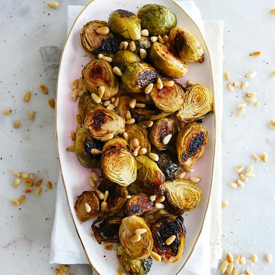 Apple Cider Brussels Sprouts