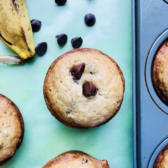 Vegan Banana Bread Muffins