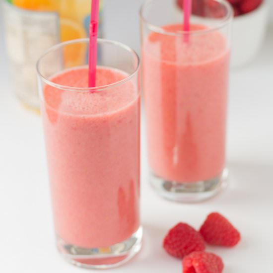 Banana Raspberry Orange Smoothie