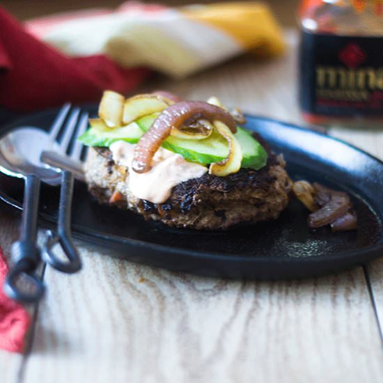 Moroccan Harissa Burgers