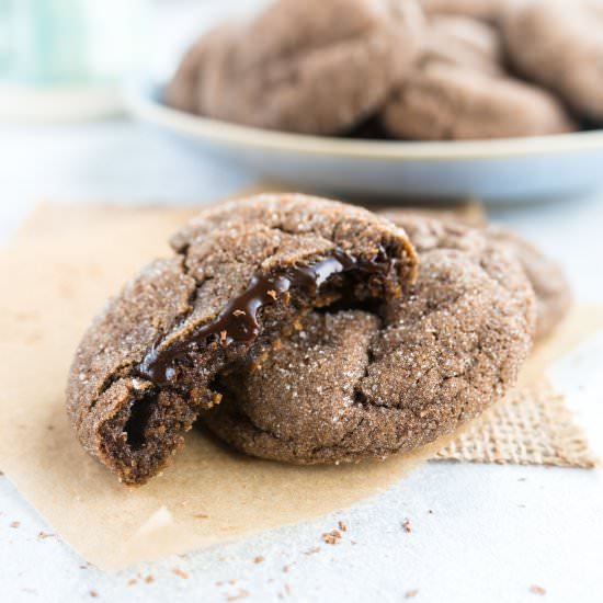 Molten Lava Cake Cookies