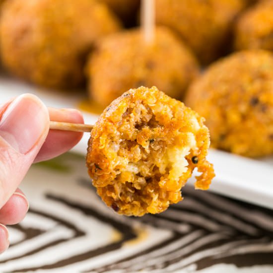 Spicy Buffalo Quinoa Bites
