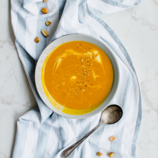 Curried Butternut Squash Soup