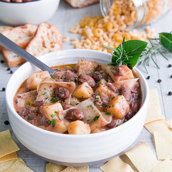 PASTA FAGIOLI VENETIAN-STYLE RECIPE