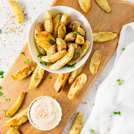 Oven Baked Zaatar Fries