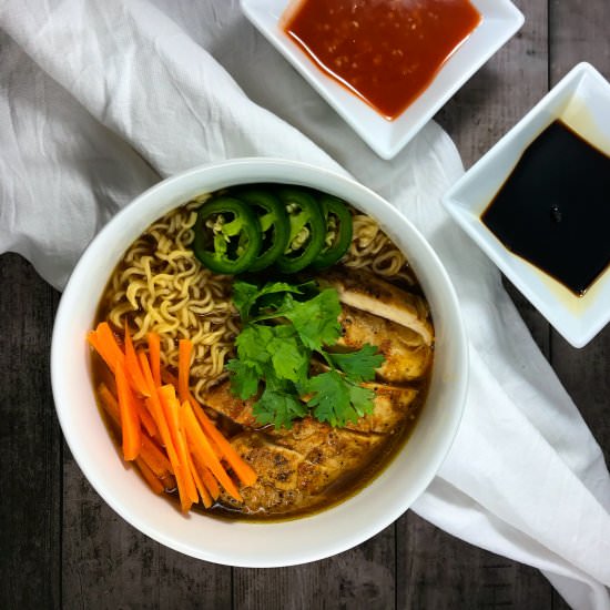 Easy Chicken Ramen Soup