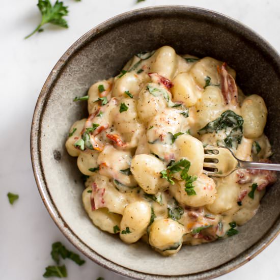 Creamy Tomato and Basil Gnocchi