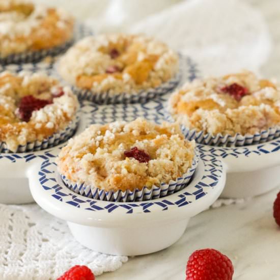 Raspberry Crumb Muffins