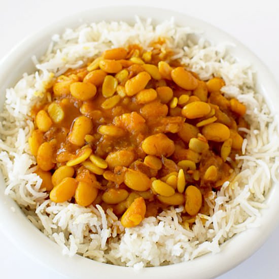 Israeli rice and beans