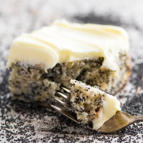 Banana Poppy Seed Cake
