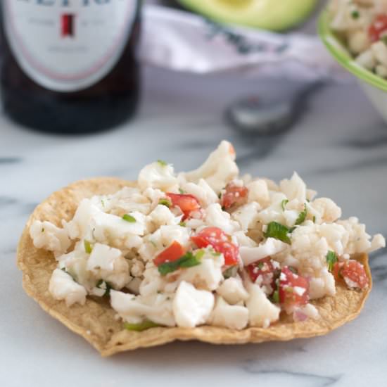 Mexican Cauliflower Ceviche