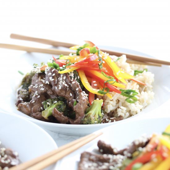 Healthy Beef and Broccoli Stir Fry
