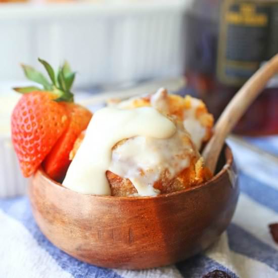 Bread Pudding with Bourbon Sauce