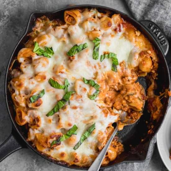 Baked Pasta with Ground Turkey
