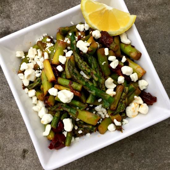 Asparagus with Kalamata Olives