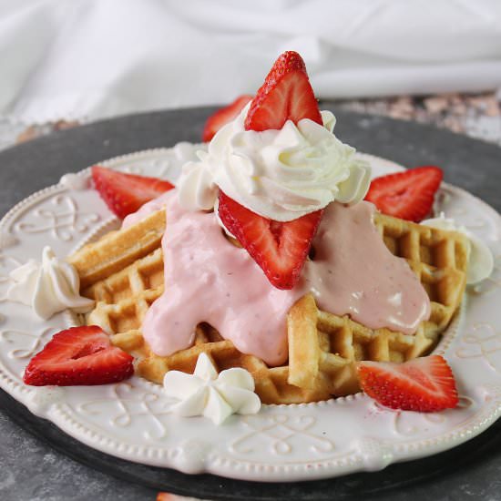 Wedding Cake Waffles
