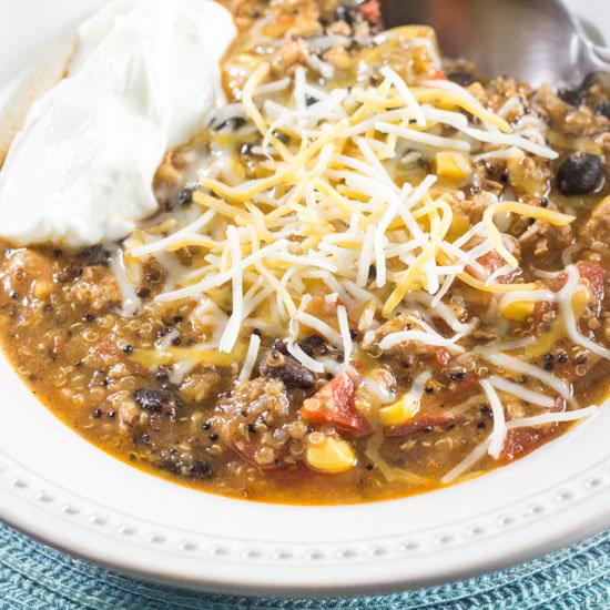 Easy Crockpot Enchilada Casserole