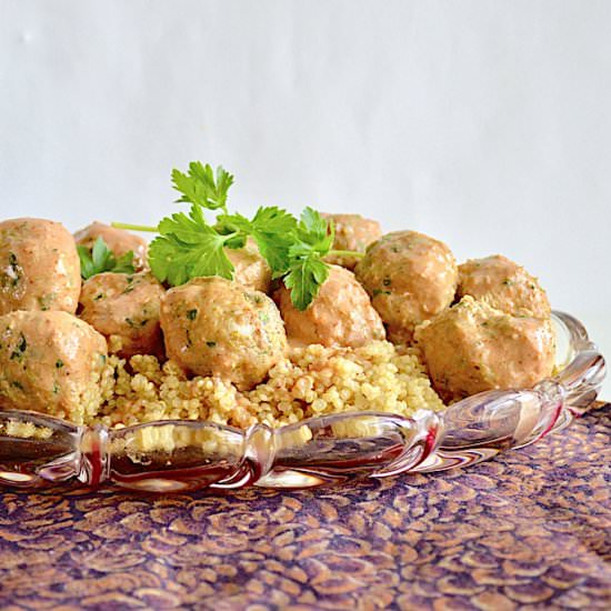 Coconut Curry Chicken Meatballs