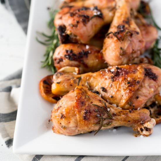 Simple Roasted Chicken Drumsticks