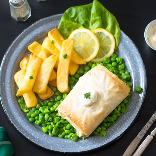 Fillo Pastry Fish & Chips