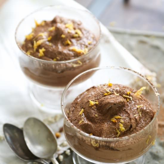 Easy Orange Chocolate Mousse