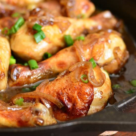 Honey Guinness Chicken Drumsticks
