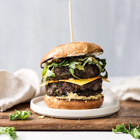 Vegan Double Cheeseburger