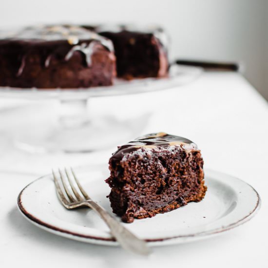 Back Pocket Chocolate Fudge Cake