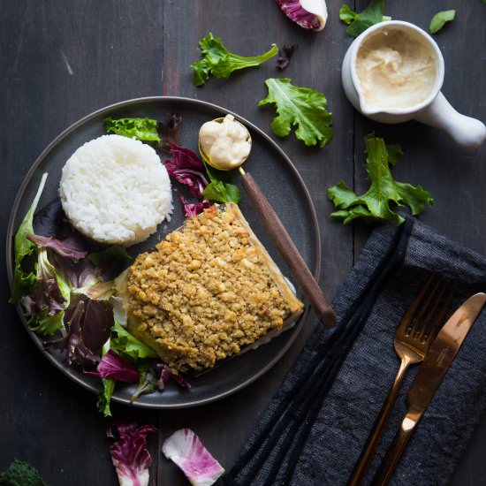 Macadamia Nut Alaska Halibut