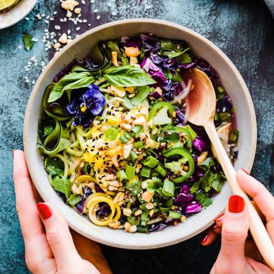 ASIAN ZOODLE FLU BUSTER SOUP