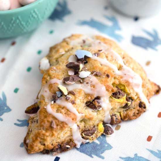 Cadbury Mini Egg Scones