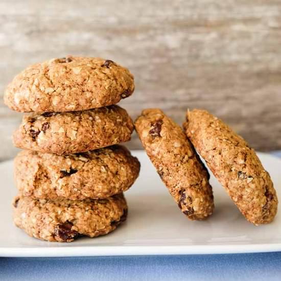 Gluten-Free Oatmeal Raisin Cookies