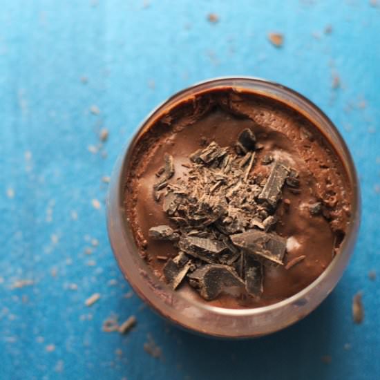 Vegan chocolate mousse
