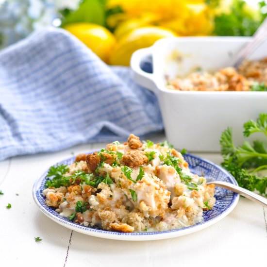 Dump-and-Bake Chicken Kiev