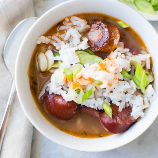 Red Bean and Sausage Soup