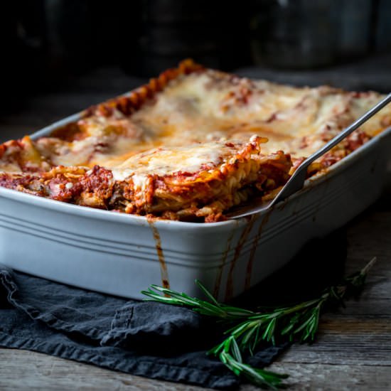 Vegetarian Mushroom Lasagna