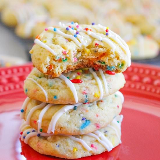 Sprinkle Pudding Cookies