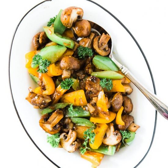 Easy Sauteed Garlic Mushrooms