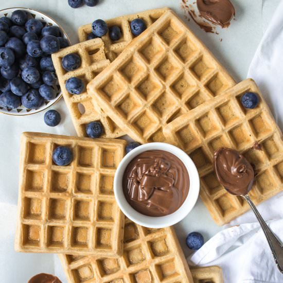 BASIC VEGAN WAFFLES FOR BEGINNERS