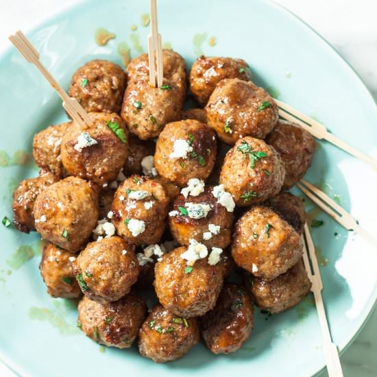 Crock Pot Buffalo Meatballs