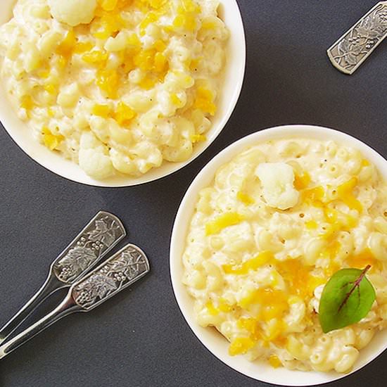Cauliflower Rice Mac and Cheese