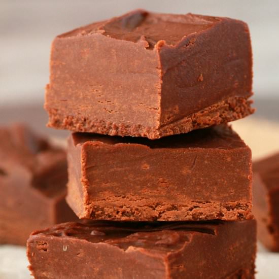 Microwave Chocolate Fudge
