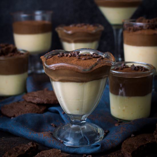 Chocolate Orange Mousse Pots