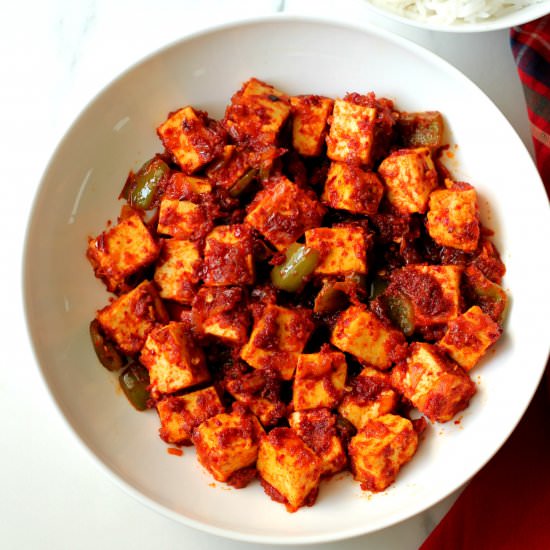 Chilli Garlic Paneer