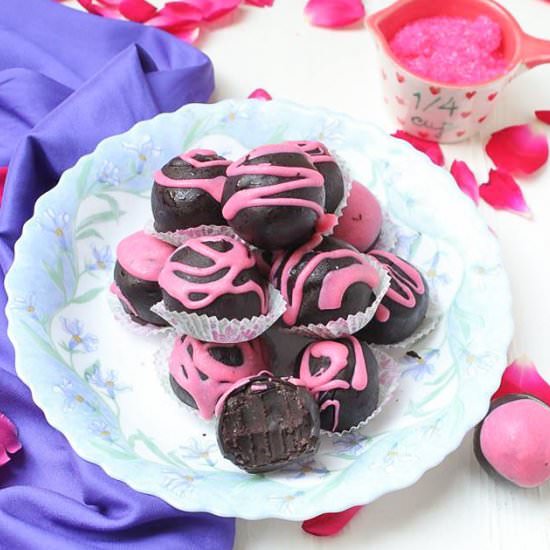 Chocolate Rose Truffles