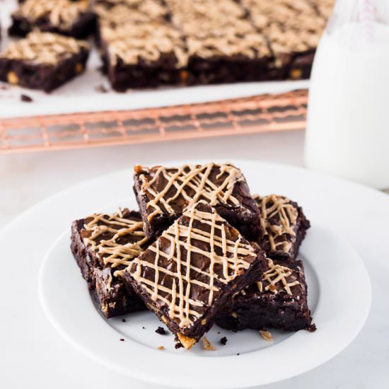 Salted Caramel Chip Brownies