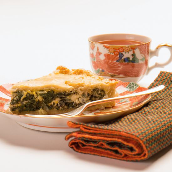 Swiss Chard Tart with a Vodka Crust